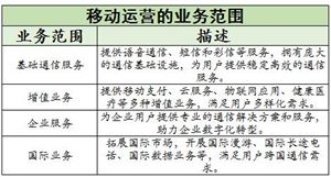 移動運營行業(yè)SWOT分析及業(yè)務(wù)范圍