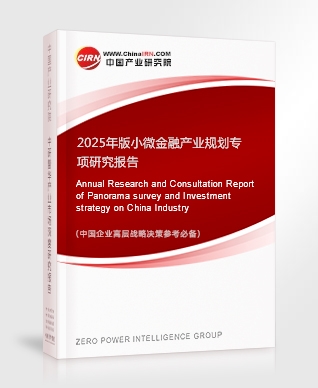 2025年版小微金融產(chǎn)業(yè)規(guī)劃專項(xiàng)研究報(bào)告